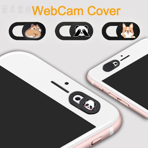 Cartoon Pattern Universal Webcam Cover Phone Lenses Antispy Camera Cover For iPad Laptops Macbook Smart Phone Privacy Sticker