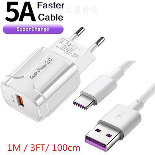 Fast Charger USB Wall Mobile Phone Charger For Xiaomi POCO X3 NFC M3 10T 11 lite Redmi 7 9 Note 9T 8 10 Pro Type C Charger Cable