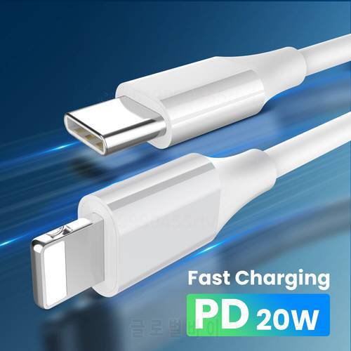 20W PD USB Type C Cable for iPhone 13 12 Pro 12 mini Fast Charging Charger for iPhone 11 XS XR USB C Data Cable Power Banks Cord