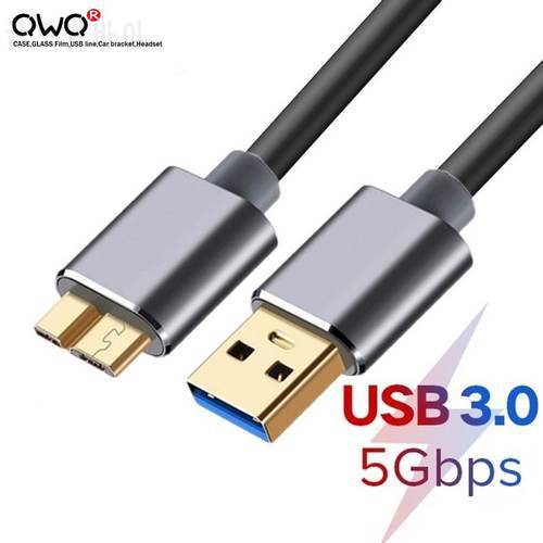 Micro B USB C 3.0 Data Sync Cable to USB 3.0 Transfer Fast Charger Cord for Samsung S5 Note 3 External Hard Drive Disk Data Cord