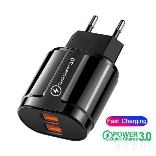 Usb Phone Charger Quick Charge 3.0 Travel Wall Fast Charging Adapter Charger For iphone Samsung s10 s20 plus Tablet Smart Phone