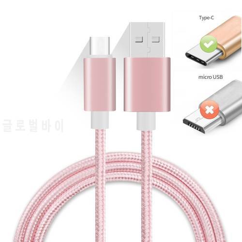 Braide Nylon Type-C USB 3.1 Charger Data USB Cable for Samsung Galaxy M20 M30 M40 M21 M21s M31 M31s M51 A51 A50 A71 A70 Wire
