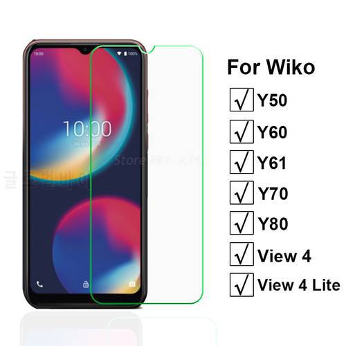 2-1PC Temperd Glass For Wiko Y52 Y50 Y60 Y61 Y62 Y51 Y81 Screen Protector Protective Glass For Wiko View4 View 4Lite Glass Cover