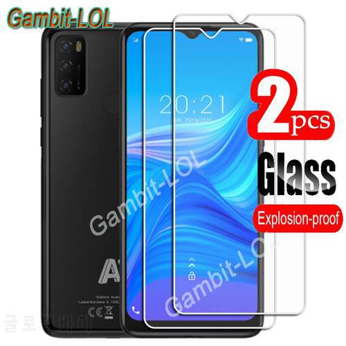 For A1 Alpha 21 Tempered Glass Protective ON Alpha21 6.52Inch Screen Protector Smart Phone Cover Film