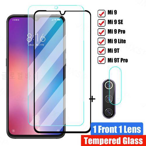 Tempered Glass For Xiaomi Mi 9 9T Pro Protective Glass For Xiaomi Mi 9 Lite SE Camera Lens Glass Film Safety Screen Protector