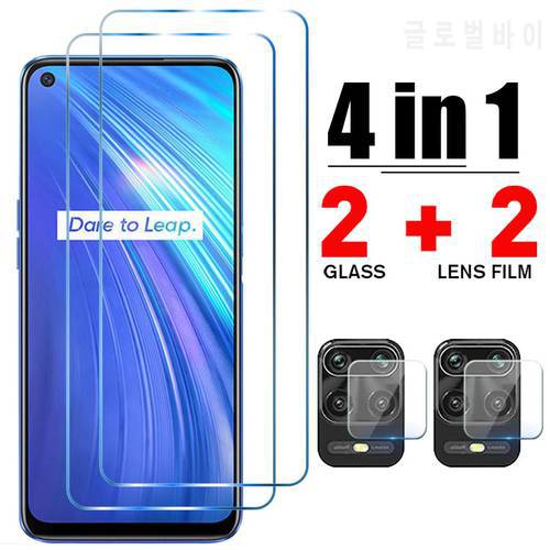 4in1 Tempered Glass for Realme GT Neo Narzo 30 5G 30A Q3 Pro Camera Len Screen Protector for Realme 8 Pro 7 C21 C25 C3 C11 Glass