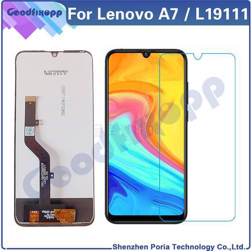 For Lenovo A7 L19111 LCD Display Touch Screen Digitizer Assembly Complimentary tempered glass