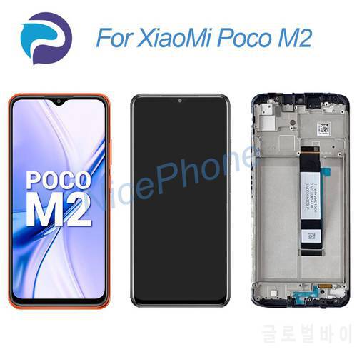 for XiaoMi Poco M2 LCD Screen + Touch Digitizer Display 2340*1080 MZB9919IN, M2004J19PI Poco M2 LCD Screen display