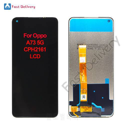 Original For OPPO A73 5G CPH2161 LCD Display Touch Panel Screen Pantalla Digitizer Assembly Replacement Accessory 100% Tested