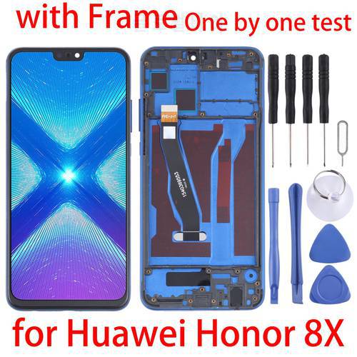 New For Honor 8X LCD Screen and Digitizer Full Assembly with Frame for Huawei Honor 8X