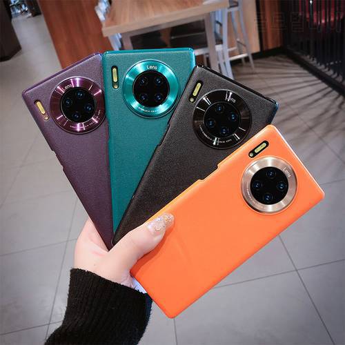 For Huawei Mate 30 Pro Case Shockproof Back Cover Bumper For Huawei P30 pro Leather+PC Case for Mate 30 Pro Case