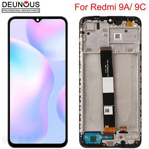 Original for Xiaomi Redmi 9A/ 9C LCD Display Screen Touch Digitizer Assembly LCD Display 10 Point Touch Repair Parts