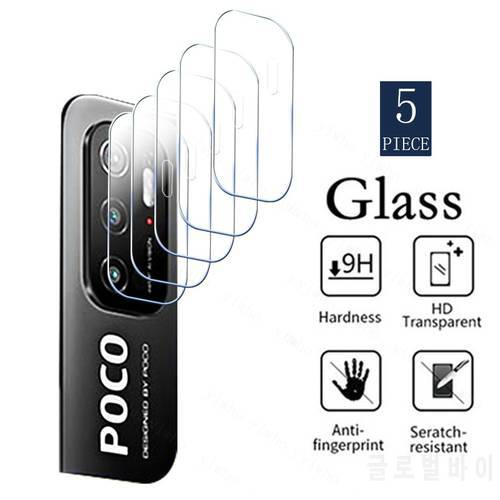 5Pcs Camera glass for Xiaomi Poco M3 Pro 5G 2021 M2103K19PG Back Lens Screen protetor Poco M3Pro X3 Pro NFC F3 Protective glass