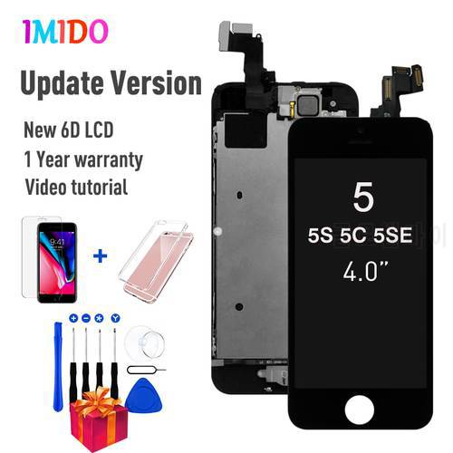 AAA+++ Complete Screen For iPhone 5 5S 5C SE LCD Display Touch Digitizer Assembly with Camera Speaker Home Button Full Set LCD