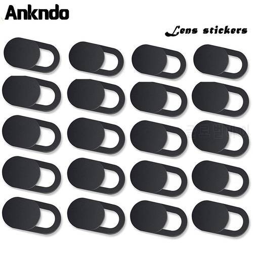 ANKNDO 1/3/6/20 PCS Webcam Cover Lenses Privacy Sticker for Iphone PC Laptop Macbook Sliding Safety Camera Protectors Lens Cover