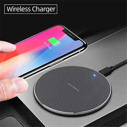 10W QI Quick Charging Wireless Fast Charger USB Mobile Phone Stand Suitable For IPhone 11 12 Pro Max For Samsung S9