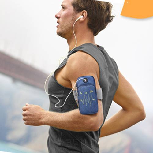 Arm Band For Xiaomi Mi 5X Sport Running Bag Fitness Pocket Outdoor Pouch Mobile Phone Zip Case For Xiaomi Mi 6X Armband On Hand