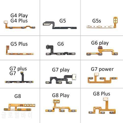 Flex Power For Moto G5S G30 G6 G7 G8 G9 Play G7 G8 Power Lite G4 G5 G6 G7 G8 G9 Plus G50 Power On Off Volume Key Button Flex