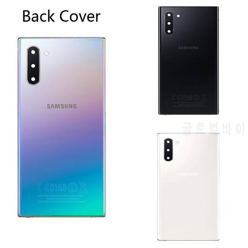 ORIGINAL Back Glass For Samsung Galaxy NOTE 10 N970 NOTE10 plus N975 Rear Door Housing Glass Panel Replacement Part