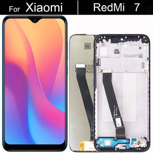 6.26&39&39 LCD For Xiaomi Redmi 7 LCD Display Touch Screen Digitizer Assembly With Frame Replacement For Xiaomi Redmi 7 LCD Screen