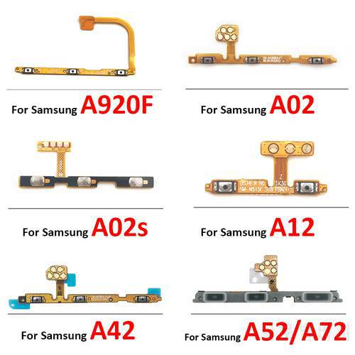 Power On Off Volume Side Button Key Flex Cable For Samsung Galaxy A02 A02S A32 A52 A72 A03s A03 Core A13 A22 A33 A53 A73 4G 5G