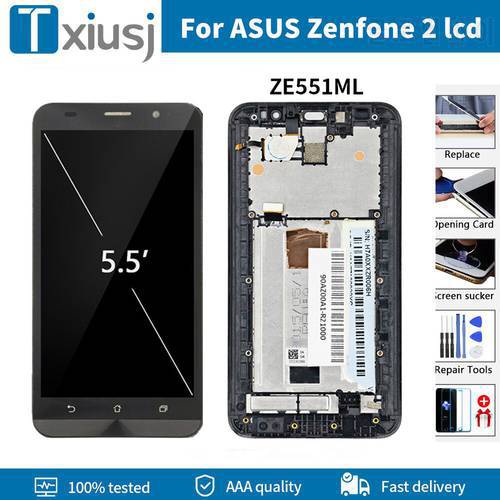 Original LCD Screen For ASUS Zenfone 2 ZE551ML Z00AD LCD Display Touch Screen 5.5