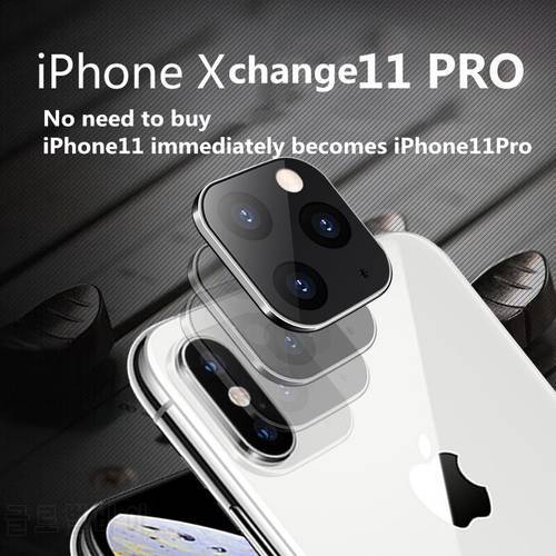 Applicable Apple IPhone XS Max X Second Change 11 Pro Max Modified Explosion Camera Ring Lens Sticker for IPhone 11Pro Max Metal