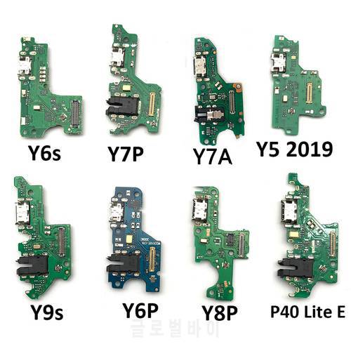 USB Charging Port Connector Board Flex Cable For Huawei Y9S Y6P Y8P Y7P Y6S P40 Lite 5G / P40 Lite E Y7A Charging Connector Port