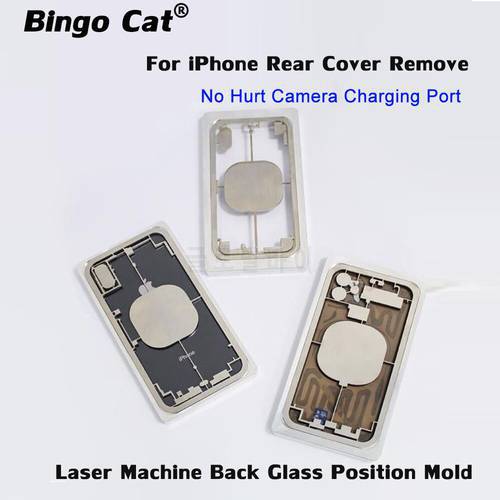 Laser Back Cover Protect Mold Housing Camera Lens Protection Mould For iPhone 14 12 13 pro Refox TBK M-Triangel Separate Machine