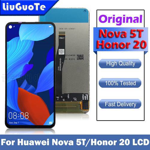 6.26&39&39 Original Lcd For Huawei Nova 5T Nova5T LCD Display Touch Screen Digitizer Assembly Parts For Huawei Honor 20 Honor20 LCD