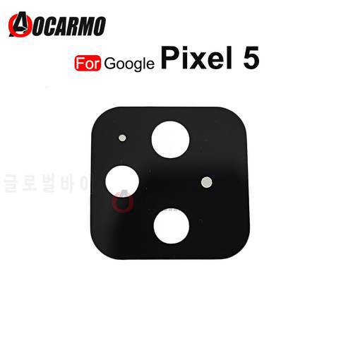 For Google Pixel 5 4A 5G 4G Back Camera Lens With Adhesive Sticker Replacement Parts