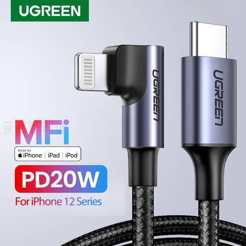 UGREEN MFi USB C to Lightning Cable for iPhone 14 13 12 Pro Max PD 20W Fast Charging USB Data Cable for iPhone Charger for iPad