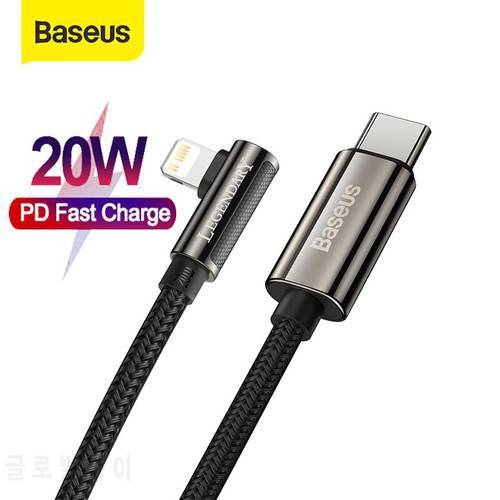 Baseus PD 20W USB C Cable For iphone 13 12 11 Mini Pro Max Fast Charging Charger for MacBook iPad Pro Type-C USB C Data Cord