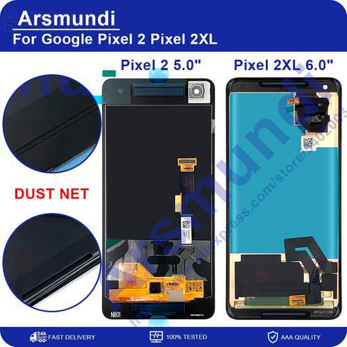 Original Amoled For Google Pixel 2 XL LCD Display Touch Screen for Google Pixel2 2XL Digitizer Assembly Replacement Parts