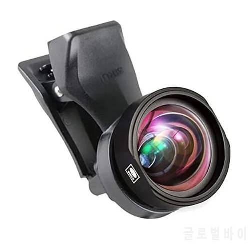 Sirui 18MM Wide Angle 10X Macro Phone Lens Fisheye Telephoto Portrait Camera Phone Lenses with Clip Adapter for iPhone 12 Pro