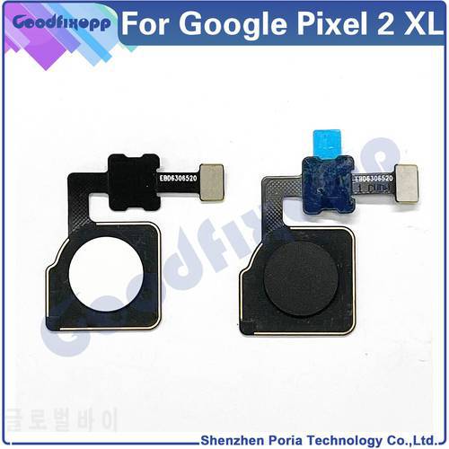Original For Google Pixel 2 XL Phone Home Button FingerPrint Touch ID Sensor Flex Cable Ribbon For Google Pixel 2XL XL2