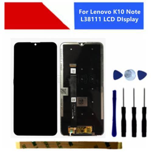 Original Black 6.3 inch For Lenovo K10 Note K10Note L38111 LCD DIsplay Touch Screen Digitizer Assembly Replacement