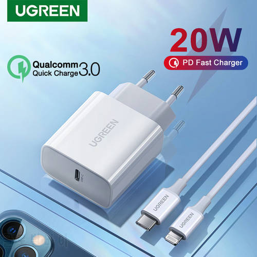 Ugreen USB Type C Charger for iPhone 14 13 12 Pro Max Quick Charge 4.0 3.0 Fast Charging for iPad Huawei PD Phone Charger QC4.0