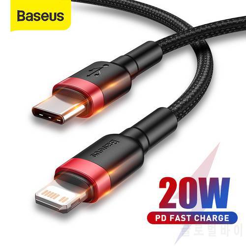 Baseus USB Cable for iPhone 14 13 Pro Max 2.4A Fast Charging USB A to Lighting Cable for iPhone 12 11 7 Xr Data USB Cable