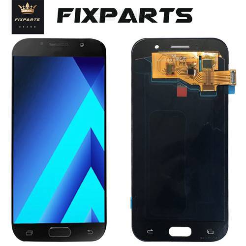 Adjust Brightness For SAMSUNG GALAXY A520 LCD A520F SM-A520F A5 2017 Display Touch Screen Replacement For 5.2