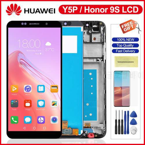 5.45&39&39 Display Screen for Huawei Y5p DRA-LX9, Lcd Display Touch Screen Digitizer Assembly With Frame for Honor 9S Replacement
