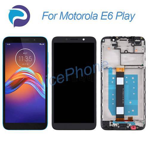 for Motorola E6 Play LCD Screen + Touch Digitizer Display 1440*720 XT2029, XT2029-1 Moto E6 Play LCD Screen display