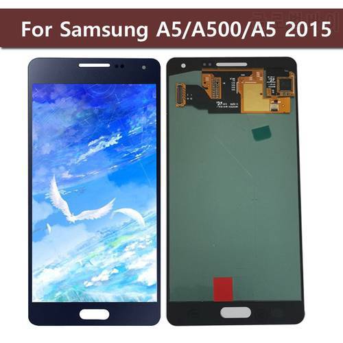Original LCD For Samsung Galaxy A5 2015 A500 A500F A500FU A500M LCD Display Screen Touch Digitizer Sensor Assembly