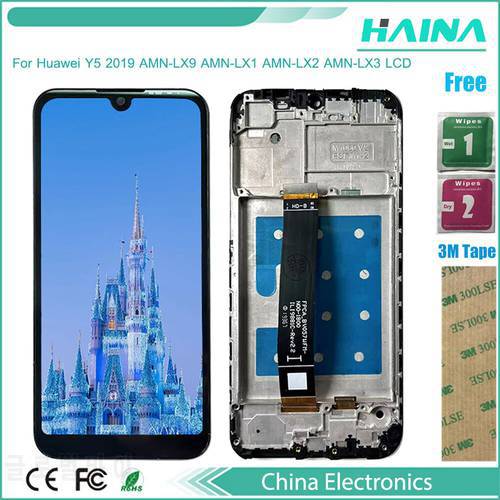 Lcd + TP With Frame For Huawei Y5 2019 AMN-LX9 AMN-LX1 AMN-LX2 AMN-LX3 Honor 8S KSE-LX9 KSA-LX9 LCD Display Touch Screen + tools