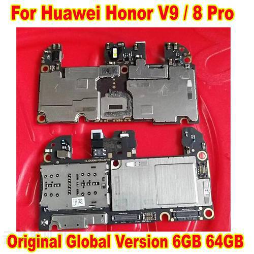 Global Firmware MainBoard For Huawei Honor V9 / 8 Pro Motherboard Chips logic board google Circuits Card Fee Plate Flex Cable
