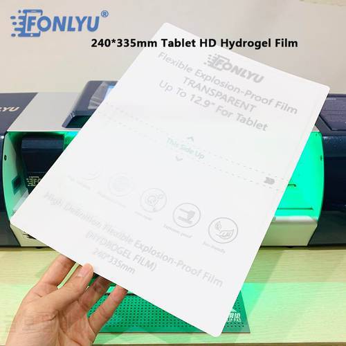 Fonlyu 20pcs Hydrogel Film For Tablet Screen Proctector Skin Film Cutting Machine Hydrogel Plotter Telephone Repair Tools