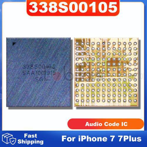 10Pcs/Lot 338S00105 U3101 For iPhone 7 7Plus Audio Code IC BGA Mobile Phone Integrated Circuits Replacement Parts Chipset Chip