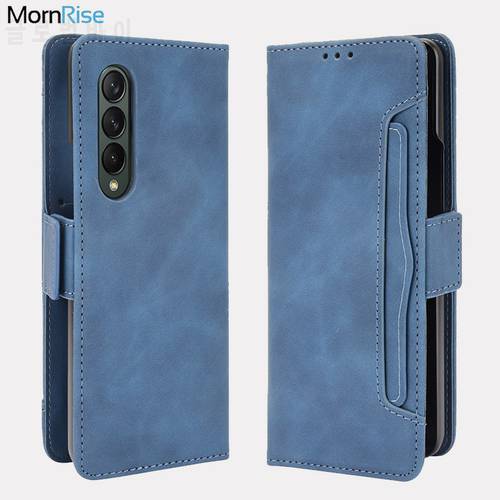 For Samsung Galaxy Z FOLD 3 Wallet Case Magnetic Book Flip Cover For Samsung Z FOLD 3 Card Holder Luxury Leather Phone Fundas