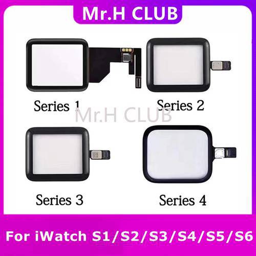 NEW Touch Screen Digitizer Glass For Apple Watch Series 2 3 4 5 6 Glass Lens Panel For iWatch S6 40mm Touch Glass Replacement