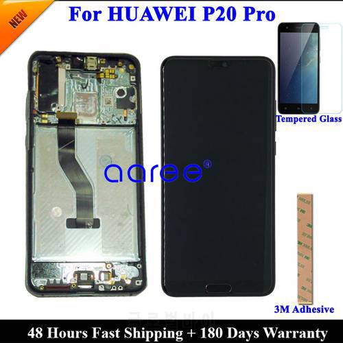 Tested Original Super AMOLED For HUAWEI P20 Pro LCD Display For Huawei P20 Pro Display LCD Screen Touch Digitizer Assembly
